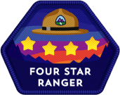 Trailhead rank: Four Star Ranger
